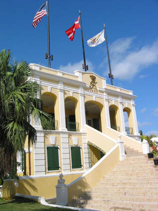 Picture af guvernementsbygningen i St. Croix