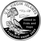 Picture af 25 cent på US Virgin Islands